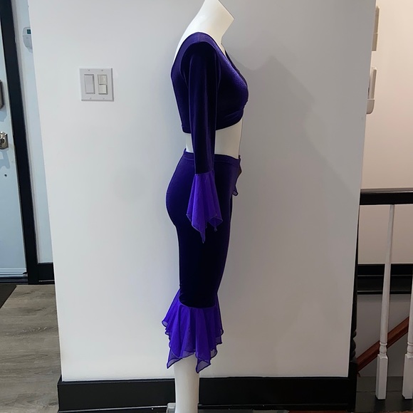 NWT 90s 3PCS Vintage Handkerchief Hem Pants Set - Picture 9 of 12